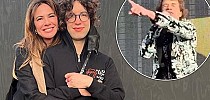 Mick Jagger's ex Luciana Gimenez and his son Lucas support The Rolling Stones at Hyde Park concert - Daily Mail