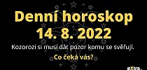 Horoskop na dnešní den neděli 14. srpna: Vodnáři budou v šoku - eXtra.cz