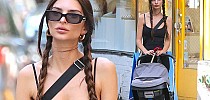 Emily Ratajkowski takes son Sylvester, 17 months, for a stroll in NYC - Daily Mail