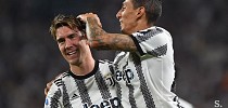 Juventus na krilih Vlahovića in Di Marie do suverene zmage, Napoliju goleada - Siol.net
