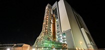 NASA's Space Launch System rocket begins crawl to launch pad ahead of test flight around moon - ABC News