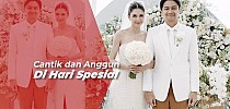 Dinikahi Deva Mahenra, Mikha Tambayong Pakai Gaun Pengantin Ibunda - InsertLive