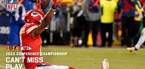 Mahomes shooting Missiles to Valdes-Scantling | 2023 Conference Championship - NFL