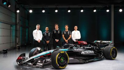 &#039;Emotional&#039; Hamilton unveils Mercedes 2024 car