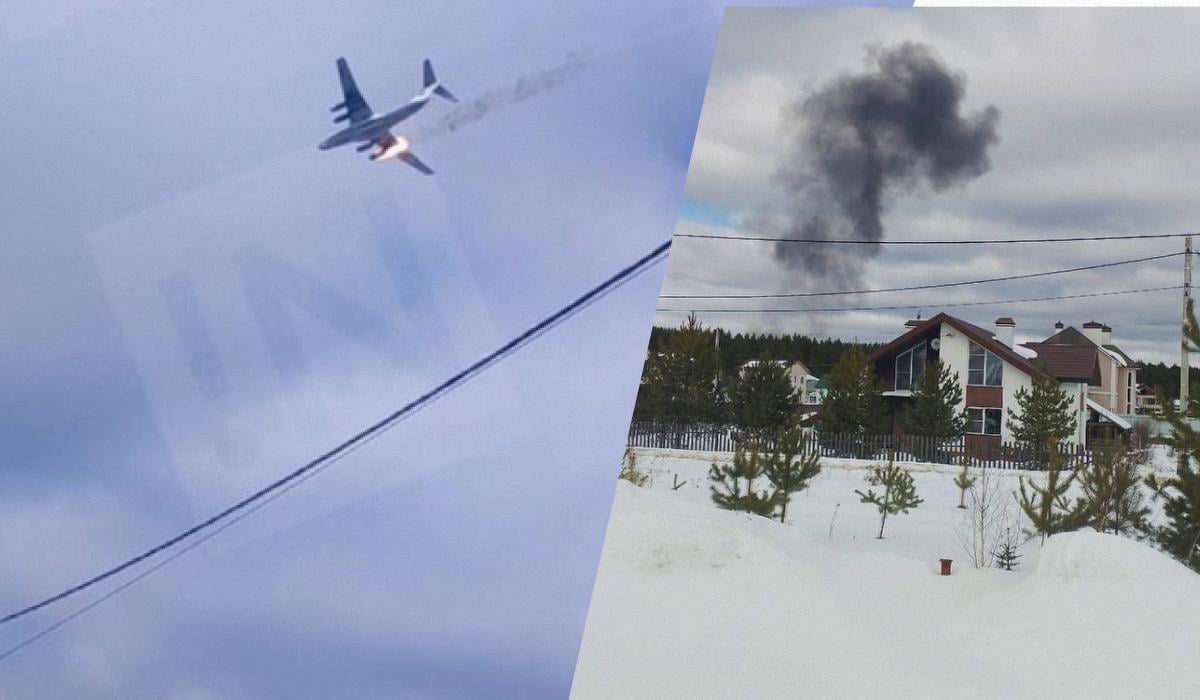 В Іванівській області РФ впав палаючий літак: усі подробиці