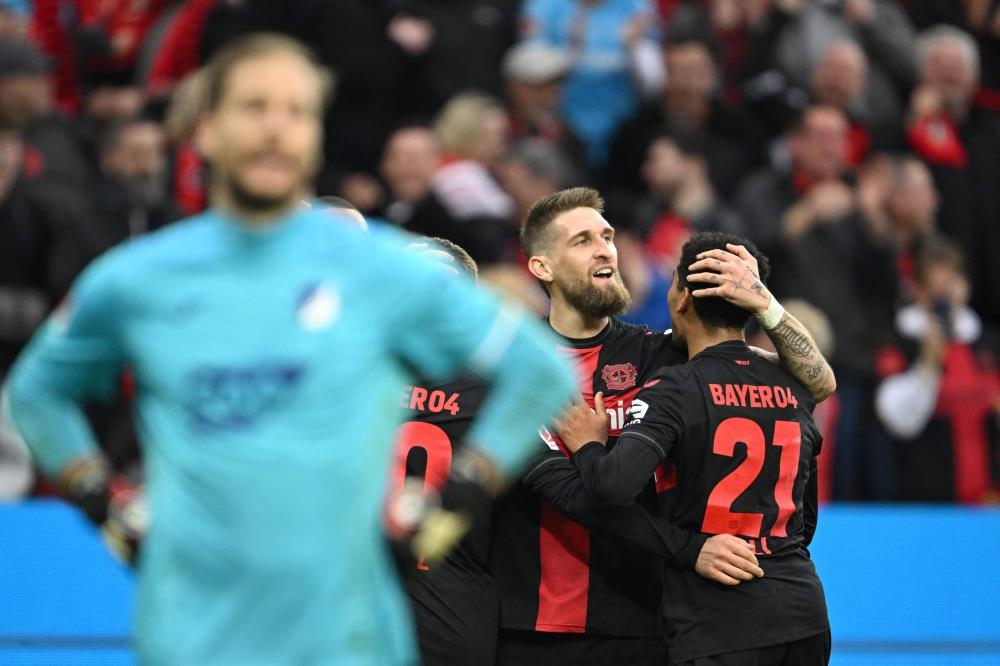 Andrich And Schick Late Show Keeps Title On Track For Unbeaten Leverkusen