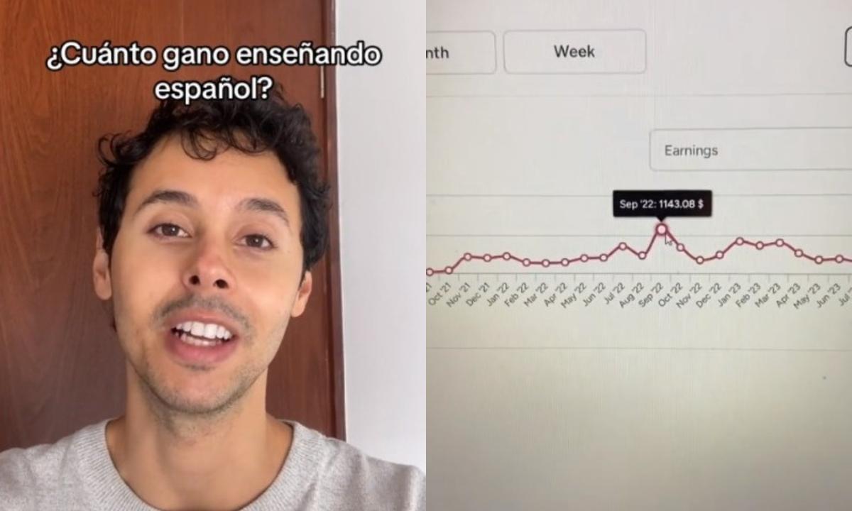 Hombre ganó más de 1.000 dólares en un mes enseñando español online, este es el truco
