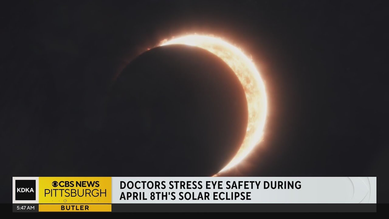 Doctors stress eye safety during upcoming solar eclipse - CBS Pittsburgh