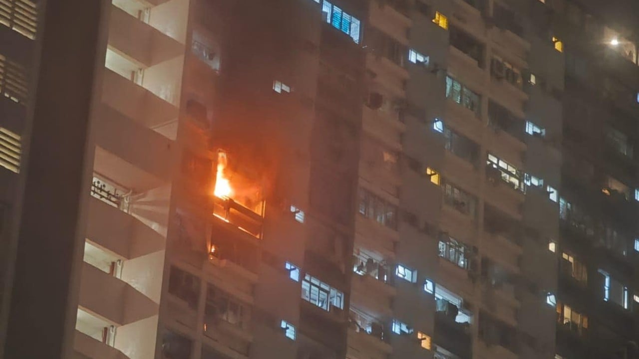 Charred body found after blaze put out in Hong Kong public housing flat