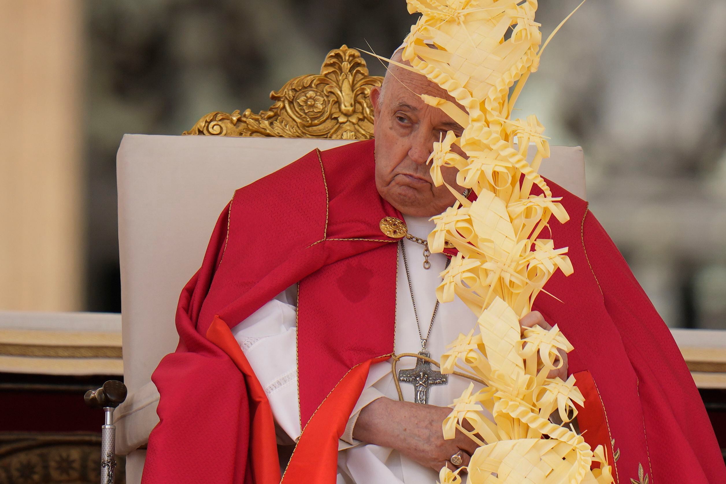 El papa se salta la homilía del Domingo de Ramos al inicio de una atareada Semana Santa