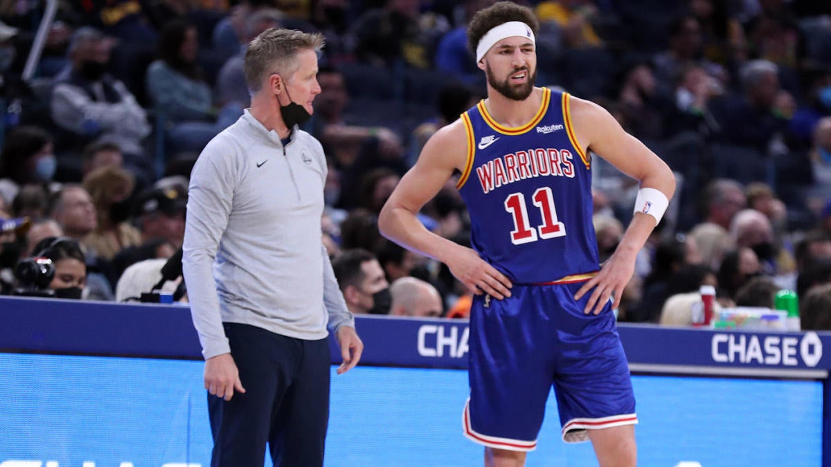Warriors' Klay Thompson yelled at Steve Kerr after getting benched, then apologized - CBS Sports