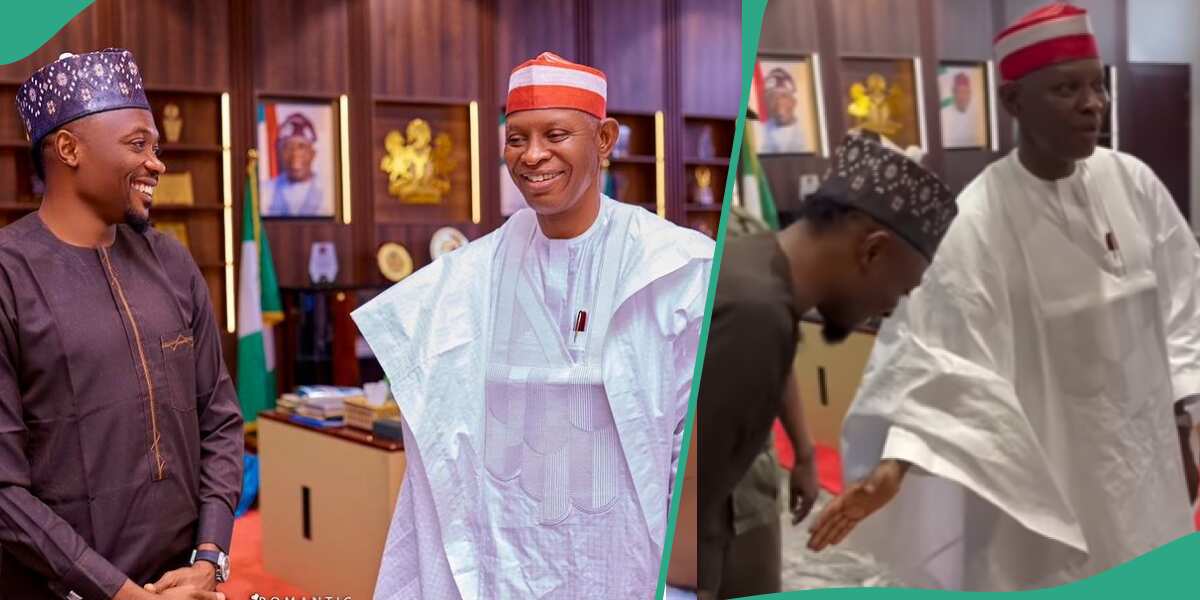 See what Ahmed Musa did to Kano state governor when he tried to shake him