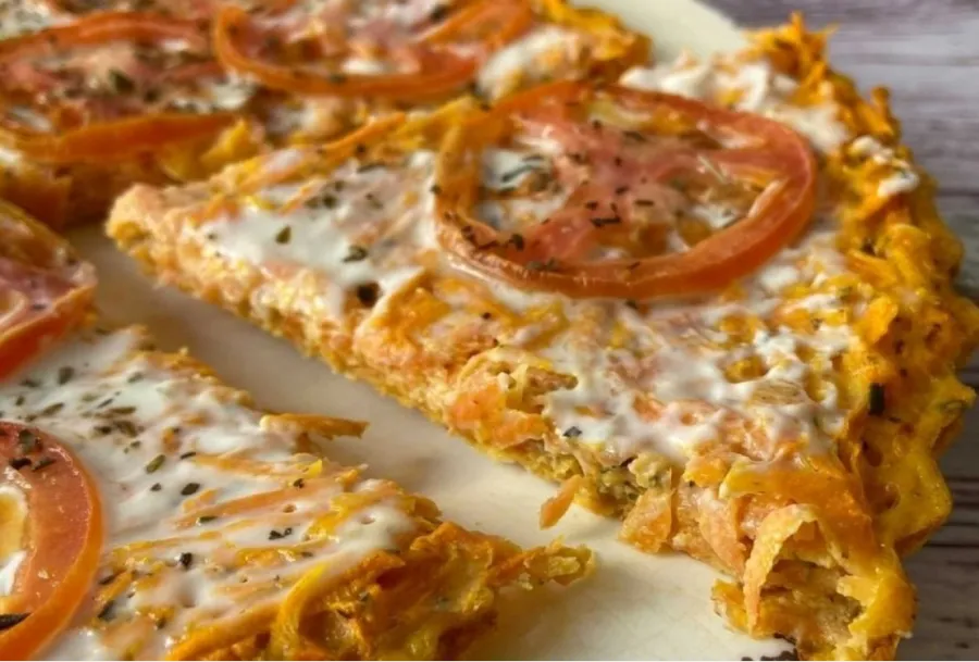 Pizza de zanahoria sin harina: una receta simple para comer rico y saludable