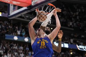 Jokic leads Nuggets past LeBron, Lakers in NBA playoff opener