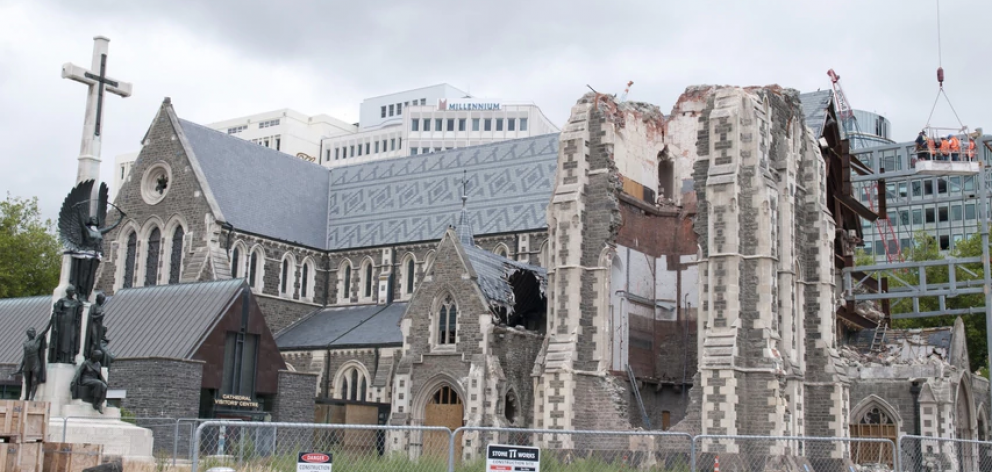 Cost blowout could mothball Christ Church Cathedral rebuild