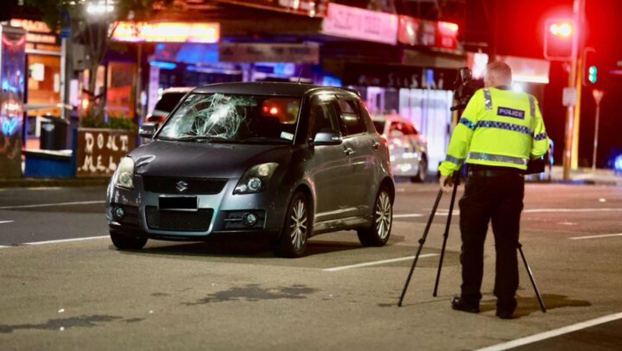 Pedestrian critically injured after colliding with car in central Auckland