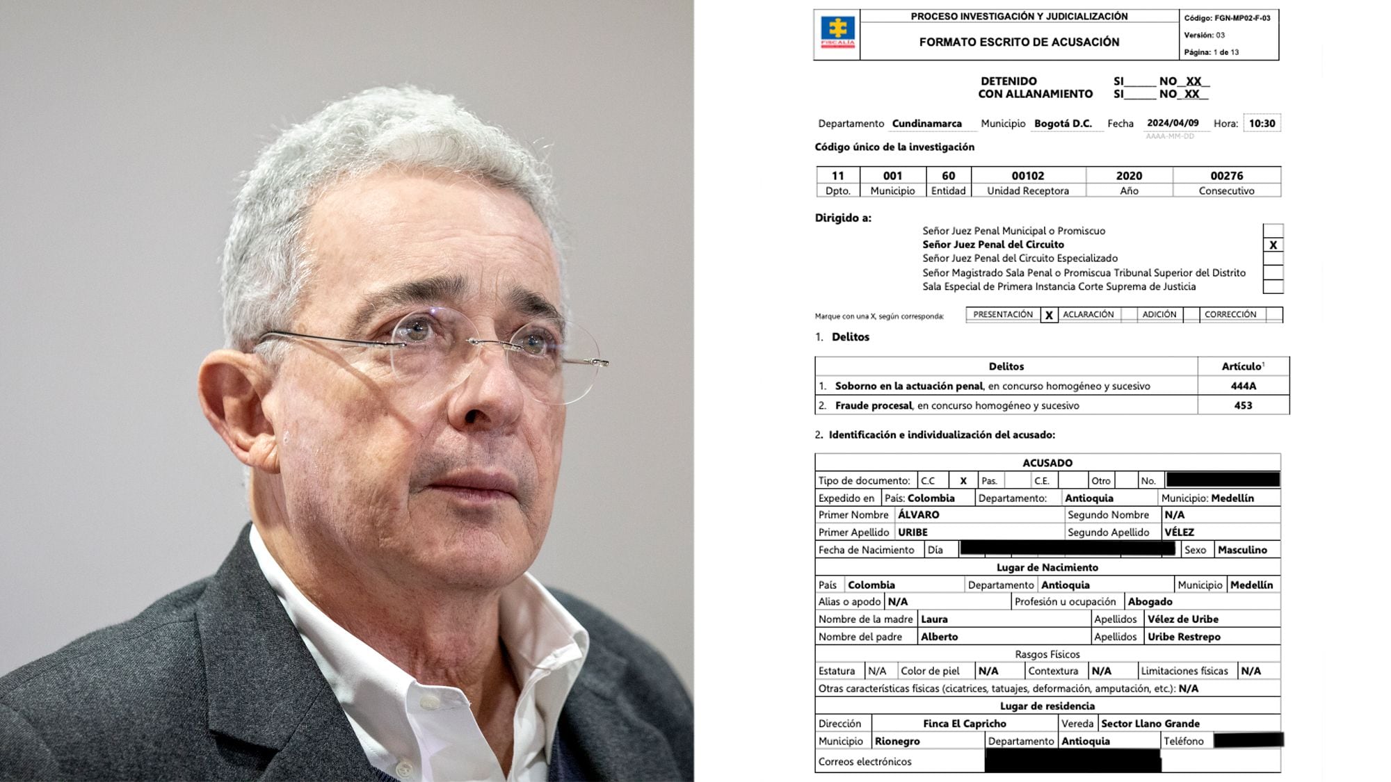 Mancuso, Iván Cepeda y Diego Cadena serán testigos en el juicio contra el expresidente Álvaro Uribe