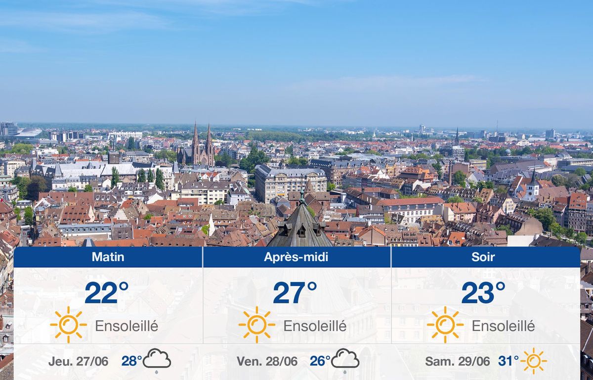 Météo Strasbourg: prévisions du mercredi 26 juin 2024