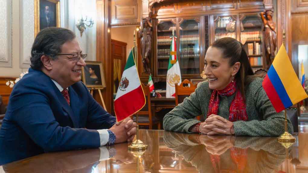 Reunión de Sheinbaum y Petro sobresale en semana noticiosa de México