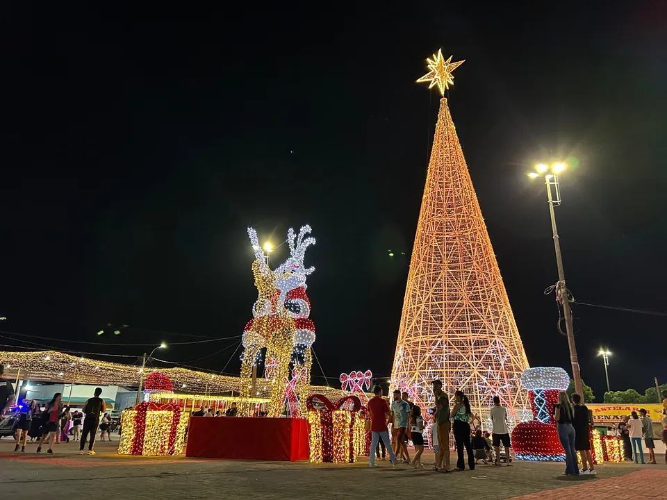 Mais de mil pessoas participaram da programação de Natal na região da Vila Galvão, em Senador Canedo