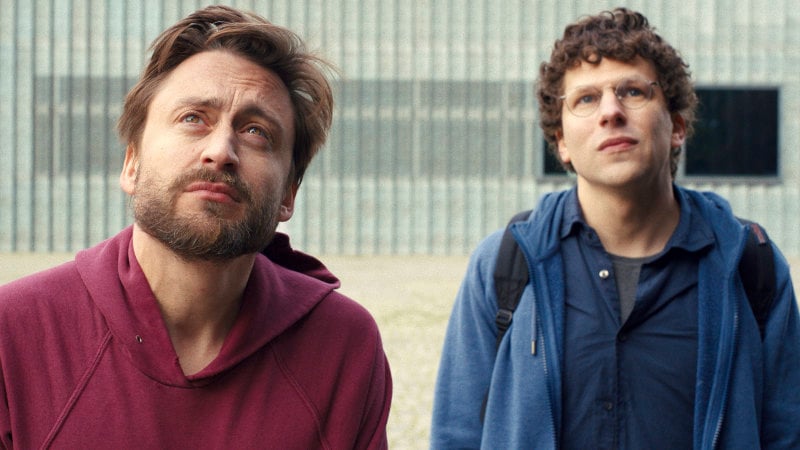 Jesse Eisenberg and Kieran Culkin collide in not-so-solemn Holocaust pilgrimage