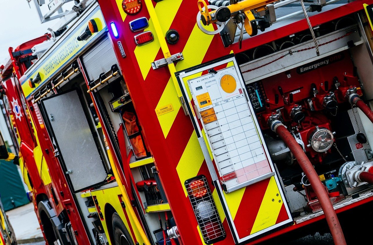 Firefighters called to caravan fire in Middlewich