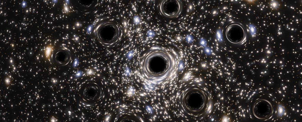 Swarm of Black Holes Found Lurking in The Heart of a Giant Star Cluster - ScienceAlert